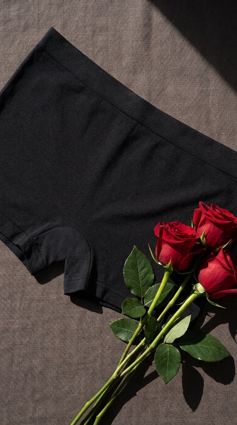 Black Boxers Pantie For Women LP5287